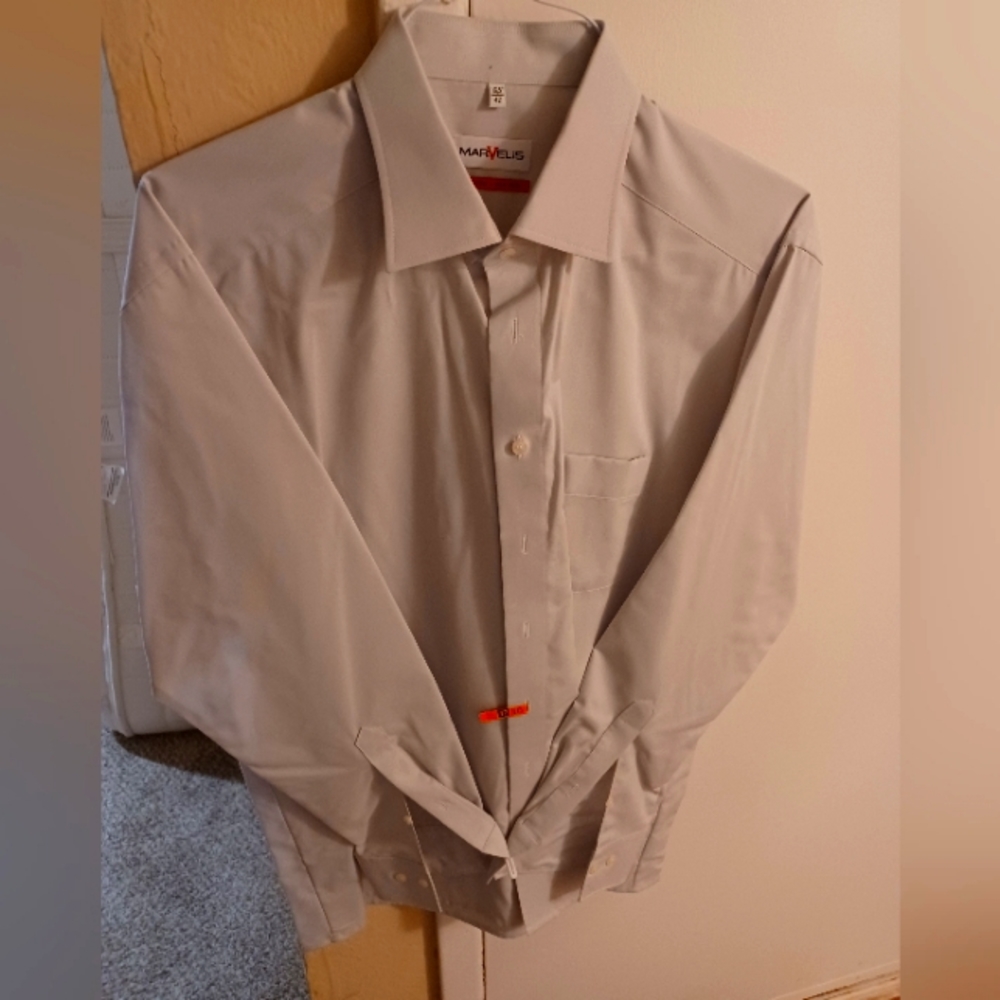 Sharp Marvelis Luxury Dress Shirt In 100% Cotton
